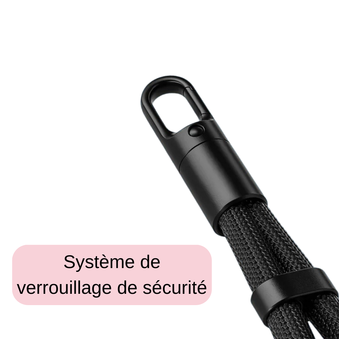 Cordon court de téléphone