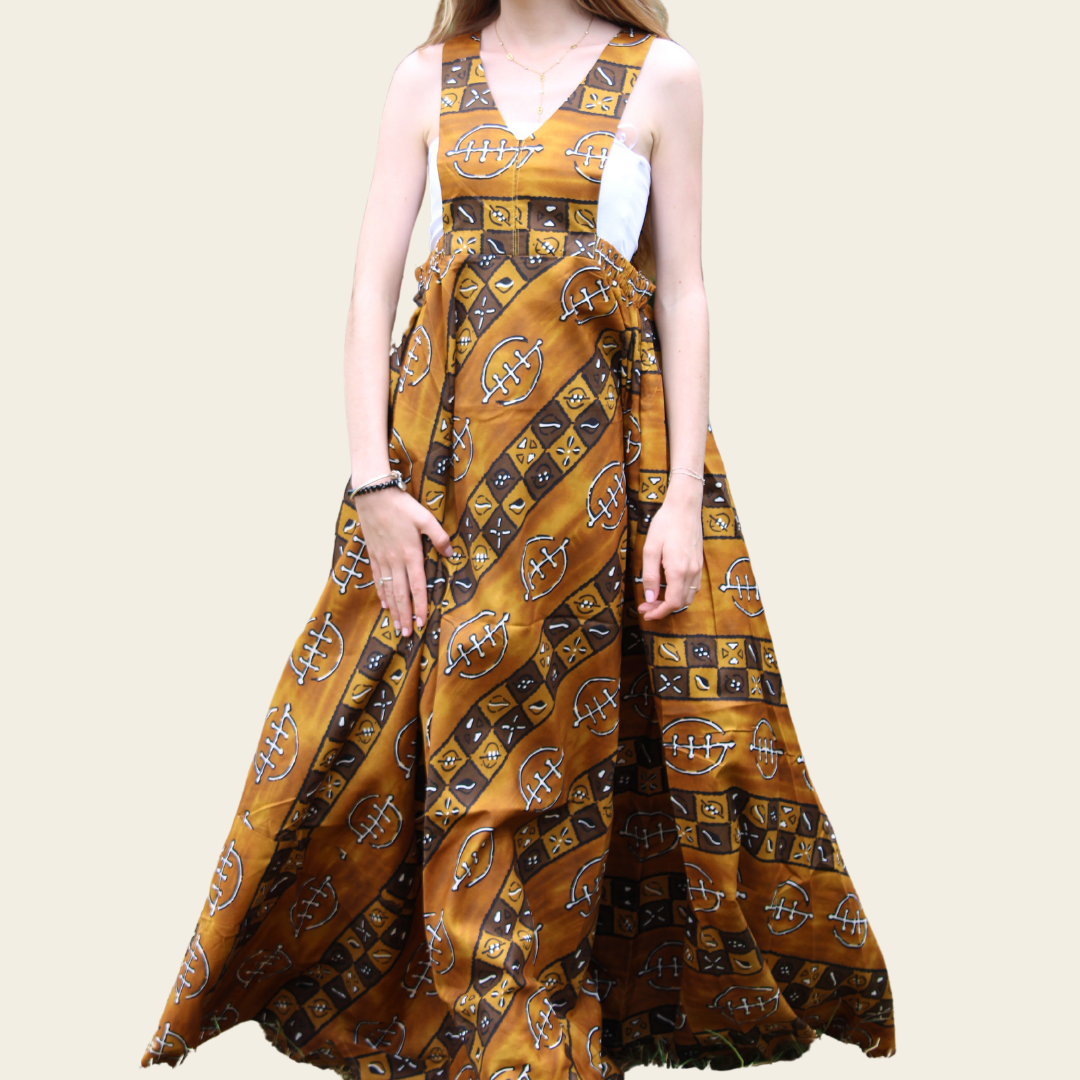 Robe longue Bogolan