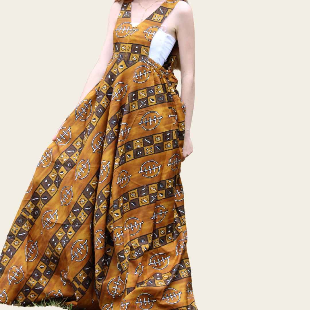 Robe longue Bogolan