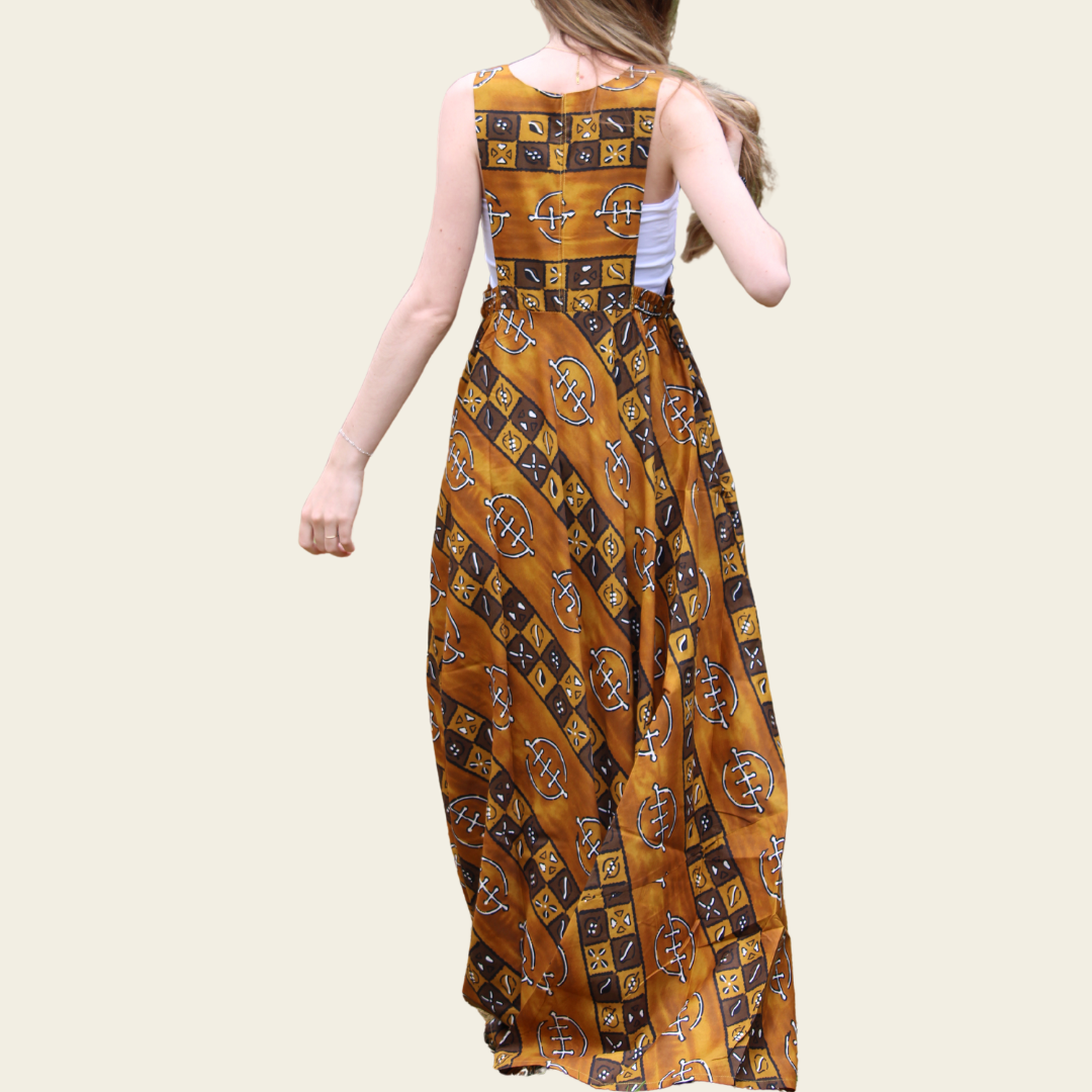 Robe longue Bogolan