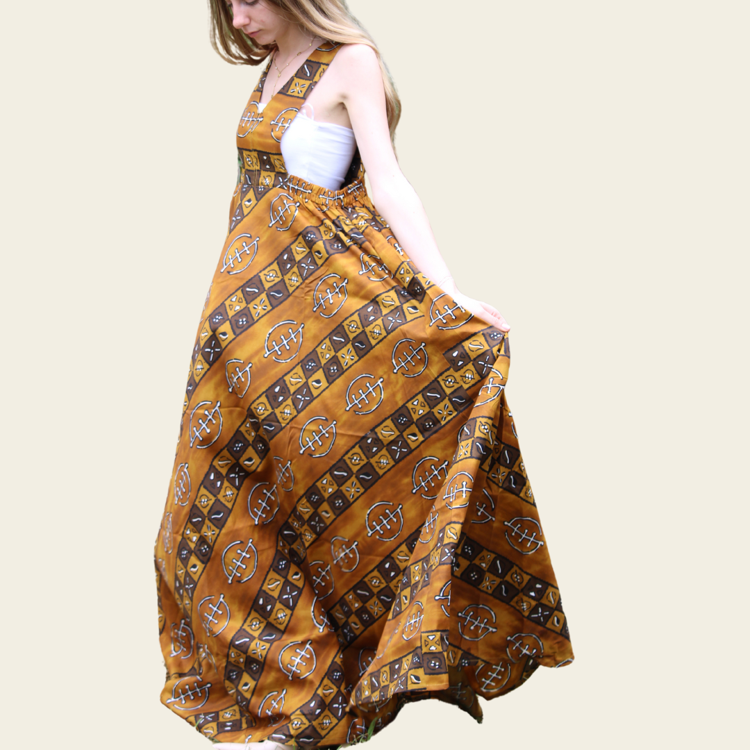 Robe longue Bogolan