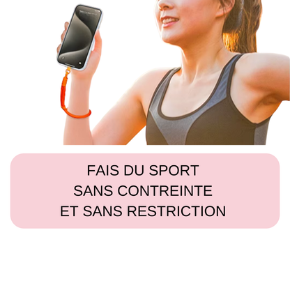 Cordon court de téléphone
