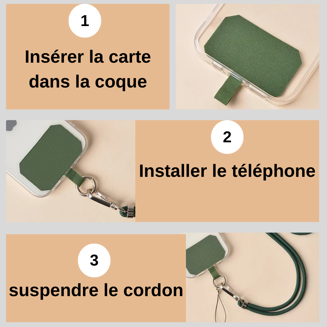 Lanière de Téléphone Mulitifonction